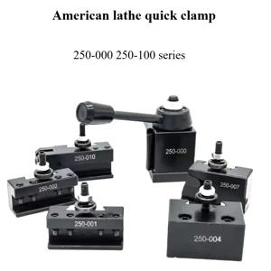 6PCS 선반 도구 홀더 250-001/250-002/250-004/007 250-101/102 보링 및 터닝을 위한 아메리칸 스타일 퀵 체인지 도구 홀더