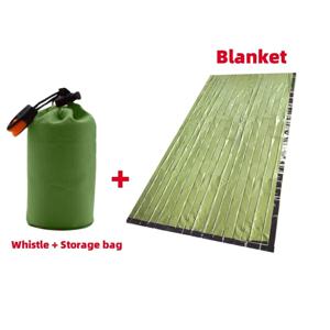 방수 마일라 비상 담요 가벼운 휴대용 생존 쉘터 침낭 야외 캠핑 하이킹 여행용