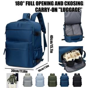 남녀공용 백팩, 심플한 출장용 가방, 탑승 여행용 가방, 대용량 백팩