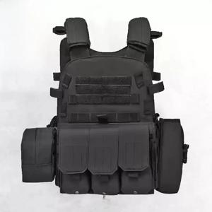 전술 조끼 야외 어린이용 실제 C 훈련 다기능 탄성 걸이형 갑옷 6094 위장 훈련 재킷