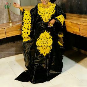 H&D 2026 여성용 아프리카 드레스 카프탄 드레스 자수 바진 리치 웨딩 파티 젤라바 플러스 사이즈 교회 가운 터키 드레스