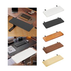 컴퓨터 테이블용 데스크 익스텐더 보드, 견고한 지지대에 클램프로 고정하는 데스크탑 확장 보드 50x20cm 손목 받침대 확장 보드