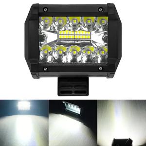 1개 12V 60W LED 바 오프로드 스팟 플러드 콤보 LED 라이트 바 작업등 트럭 자동차 SUV ATV UTV LED 헤드라이트