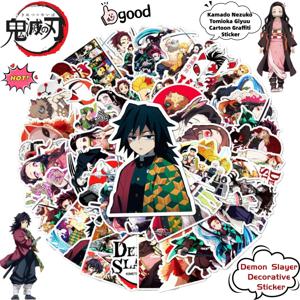 귀멸의 칼날 카마도 네즈코 토미오카 기유 만화 그래피티 스티커 창의적인 2차 애니메이션 주변 장식 스티커