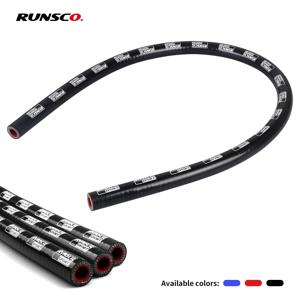 EPLUS 유니버설 실리카겔 튜브 4층 1미터 폴리에스터 실리콘 호스 직선형 자동차 엔진 고온 저항 블랙