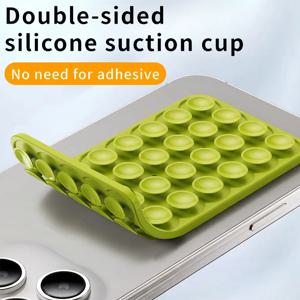 휴대폰 고정용 양면 실리콘 흡착 패드, 접착식 실리콘 고무 흡착판