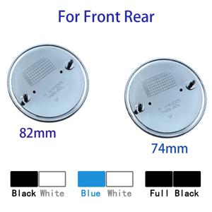 2개 82mm 74mm 자동차 로고 앞 보닛 후면 트렁크 엠블럼 BMW M 로고 E46 E36 E34 F10 E90 F30 E60 F30 E53 E30 E92 E87 액세서리