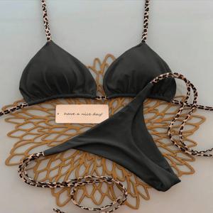 2026 비키니 여성 수영복 해변 휴가 수영복 레오파드 프린트 섹시 비키니 세트 비치웨어 수영복 끈 비키니