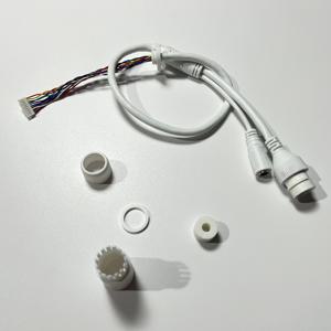 이더넷 랜 케이블 PoE RJ45 네트워크 케이블 10핀 10코어 히크비전 IP 카메라 실내 돔 쉘 하우징용