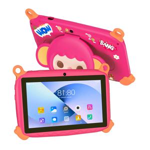 2026년 히트 상품 7인치 만화 캐릭터 키즈 태블릿 쿼드 코어 안드로이드 13.0 시스템, 4GB+64GB 메모리, 와이파이 블루투스 타입-C 태블릿 4000mAh