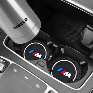 BMW M 카 코스터 물컵 병 받침대 실리콘 논슬립 패드 (X1 X2 X3 X4 X5 F48 G01 E84 E83 F39 F10 F30 G11 G07 G86 G60 E60 용)