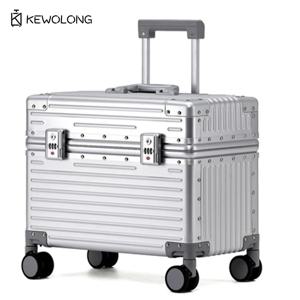 직각 알루미늄 여행 가방, 상단 개방형 하드 쉘 기내용 캐리어 (360도 회전) °   스피너 휠, 카메라 장비, 사진 촬영용 트롤리
