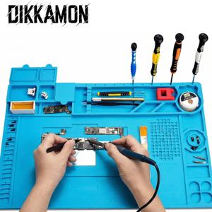 자석 매트 실리콘 수리 매트 회로 기판 납땜 패드 내열 932 ° F 정전기 방지 ESD 아이언 휴대폰 수리용