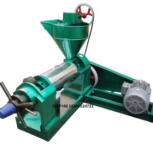 새로운 304 스테인레스 스틸 스크류 오일 프레스 기계 식품 등급 냉온 압착 장비 땅콩 콩기름 반자동 450kg/h