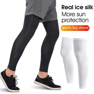 여름 야외 자외선 차단 남녀공용 냉각 다리 보호대 고탄성 통기성 속건 사이클링 팔 보호대