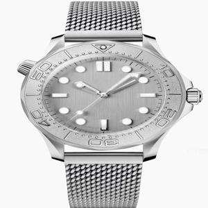 스테인레스 스틸 로즈 골드 레드 세라믹 베젤 사파이어 고무 남성용 손목시계를 위한 새로운 패션 기계식 시계