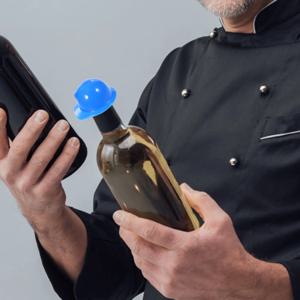 미니어처 건설용 모자 작은 파티 모자 파란색 플라스틱 와인병 뚜껑 애완용 새 재사용 가능한 장식용 미니 안전모