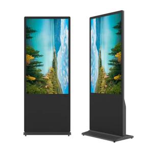 수직형 광고 키오스크-터치스크린 옵션 4K LED 애니메이션 내장 CMS SDK 지원 (엘리베이터, 실내, 소매점, 공항용)