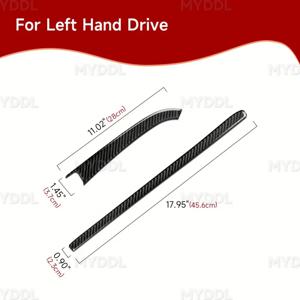 적용 가능2012지금까지2019년BMW F30 F31 F34 3GT F32 F33 F36탄소 섬유 자동차 센터 콘솔 스티커