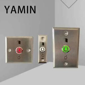 16/19mm 도어 벨 순간 재설정 푸시 버튼 플랫 스테인레스 스틸 제어 스위치 패널 LED 조명 3-6V 12-24V 220V