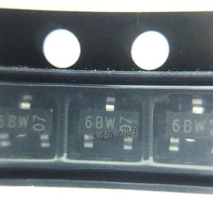 100 개/몫 BC817-25 SOT-23-3 마킹; 6BW 바이폴라 트랜지스터-BJT 트랜스 GP BJT NPN 45V 0.5A 345mW 자동차 3 핀