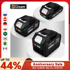 Makita 전동 공구 배터리 용 배터리 표시기가있는 18V 충전식 배터리 22500mAh 15000mAh 리튬 이온 배터리