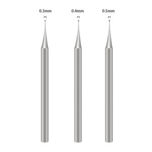 1/3Pcs 정밀 그라인딩 펜 팁 0.3MM 0.4MM 0.5MM 드릴 비트 범용 2.35mm 그라인딩 펜 PCB 마더 보드 드릴링
