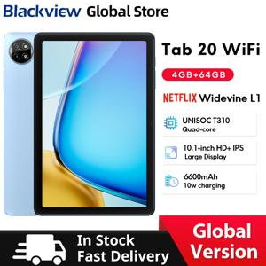 블랙뷰 탭 20 WIFI 태블릿 10.1인치 HD+ IPS 디스플레이 와이드바인 L1 4GB 64GB 유니소크 T310 안드로이드 15 6600mAh 8MP 태블릿 패드 PC