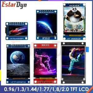 TFT 디스플레이 풀 컬러 LCD 모듈, 아두이노용 드라이브, 0.96 인치, 1.3 인치, 1.44 인치, 1.77 인치, 1.8 인치, 2.0 인치, IPS 7P, SPI HD 65K, ST7735