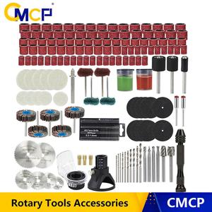 CMCP 로타리 도구 액세서리 Dremel 드릴 샌딩 연삭 연마 Dremel 액세서리 목재 금속 조각 연마 도구