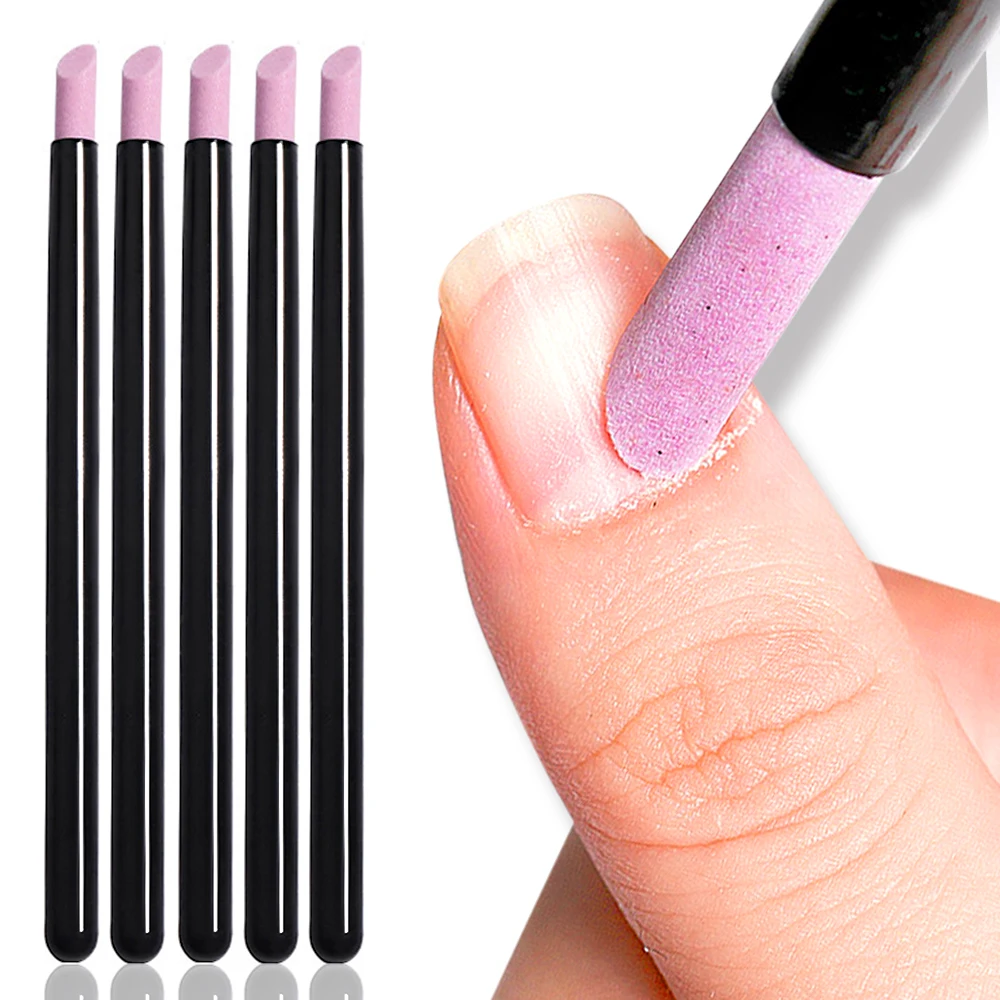 석영 스톤 스크럽 네일 파일 막대 큐티클 리무버 데드 스킨 리무버 완벽한 선물 경량 휴대용 편리한 사용 매니큐어 도구