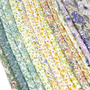 아름 다운 녹색 파란색 꽃 손수건 100% 코 튼 우아한 다채로운 26cm 포켓 스퀘어 남자 여자 정장 가슴 수건 선물