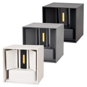 6W 12W 방수 AC85-265V 표면 탑재 LED 벽 조명 현대 노르딕 Luminaire 실내 벽 램프 거실 베란다 야외