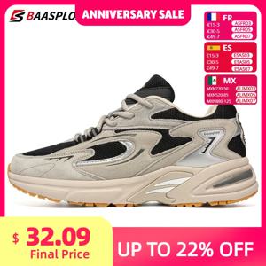 Baasploa 새로운 운동화 남성 야외 패션 경량 메쉬 스포츠 신발 남성 캐주얼 통기성 미끄럼 방지 운동화