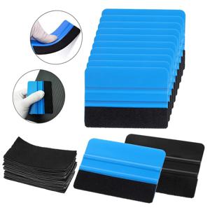 비닐용 펠트 스퀴지 4인치 플렉시블 플라스틱 스크래퍼 도구, 비닐 시공용 자동차 필름 랩 기포 제거 윈도우 틴팅 도구