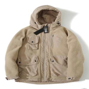 두꺼운 후드 양털 코튼 재킷 남성용 가을 겨울 캐주얼 작업복 컬러 블록 디자인 따뜻한 야외 지퍼 코트