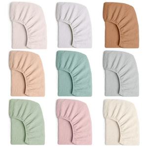 신생아 아기 장착 시트 유아 침대 보호 케이스 장착 요람 시트 매트리스 슬리브 이동식 커버 보호대