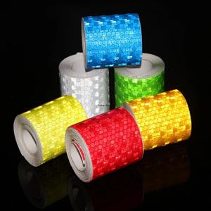 반사 자전거 스티커 5cm * 3M 빛나는 별 흰색 빨간색 형광 노란색 오렌지 방수 트럭에 대 한 강력한 접착 테이프