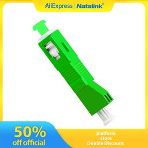 Natalink SC/APC 남성-LC/APC 여성 단순 하이브리드 광섬유 커넥터 FTTH 커플러용 광섬유 플랜지 단일 모드 어댑터