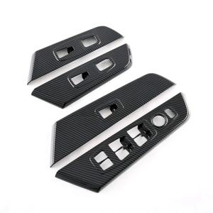쌍용 토레스 J100 2022-2025 자동차 창 Gl 리프트 제어 스위치 버튼 커버 트림 액세서리 탄소 섬유