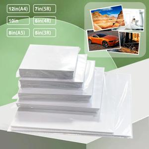 Canon Epson HP 잉크젯 프린터 용 고품질 5/6/7/8/10/12 인치 광택 인화지 고광택 빠른 건조