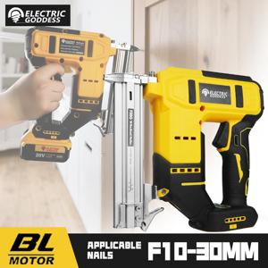 디월트 20V 배터리용 전동 브러시리스 브래드 네일건, 무선 스트레이트/N자형 못, 목공용 네일링 머신 ﻿