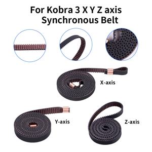 Anycubic Kobra 3 콤보 동기 벨트 X 축 Y 축 Z 축 6mm/8mm 너비 벨트 Kobra 3 용 고품질 3D 프린터 부품
