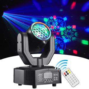 LED 30W DJ 파티 조명 슈퍼 미니 스팟 이동 헤드 DMX512 디스코 무대 조명 나이트 클럽 바 패턴