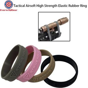 전술 Airsoft 고강도 탄성 고무 링 NGAL PEQ 손전등 사냥 슈팅을위한 다기능 사냥 Rilfe 밴드