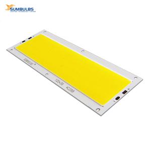 DC 12V LED COB 12W 칩 광원 스트립 전구 패널 - 따뜻한/자연/차가운 백색/청색/적색/녹색 색상 120x36mm DIY 자동차 램프용