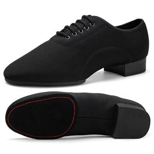 남성용 블랙 댄스화 큰 사이즈 46 실내 댄스홀 왈츠화 성인 탱고 재즈 모던 댄스화 라틴 공연화