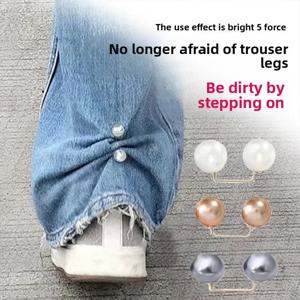 5/10PCS 안전 핀 진주 비 슬립 브로치 의류 허리 고정 넥 라인 조정 스카프 패션 DIY 봉제 액세서리