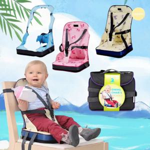 휴대용 아기 식사 좌석 어린이 어린이 부스터 좌석 유아용 의자 쿠션 아기 의자 가방 접이식 유아 여행 좌석