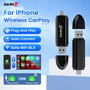 2026 CarlinKit Mini Ultra/Mini 5 Pro 무선 어댑터에 유선 무선 안드로이드 자동 WiFi 블루투스 연결 무선 CarPlay Box